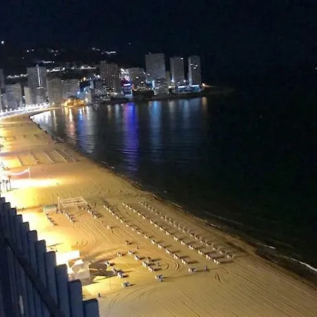 1ª Linea Playa Levante, Garage, Wifi, Climatizacion 아파트 베니돔